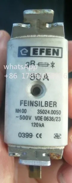 퓨즈 EFEN NH00 20A 500V gG 35011.0060 / 32A 80A 100A 16A 50A 63A 125A 160A 35024.0080 gR