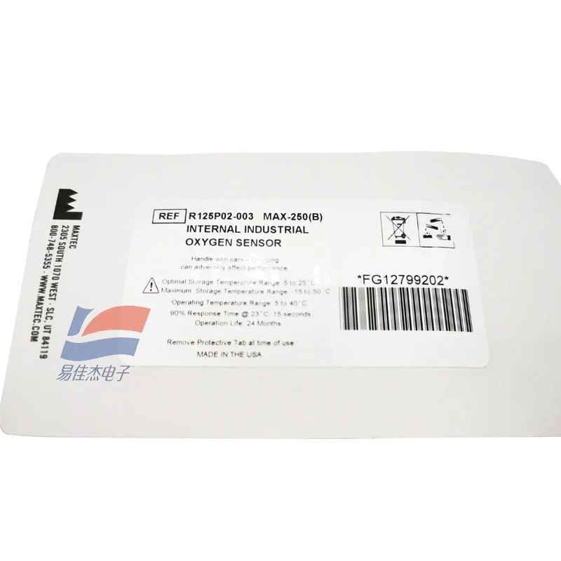 유량 마개 초음파 산소 센서 R125P02-003 MAX250B