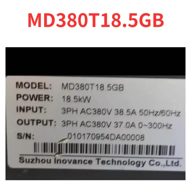 리퍼 완료 주파수 변환기 MD380T18.5GB 신