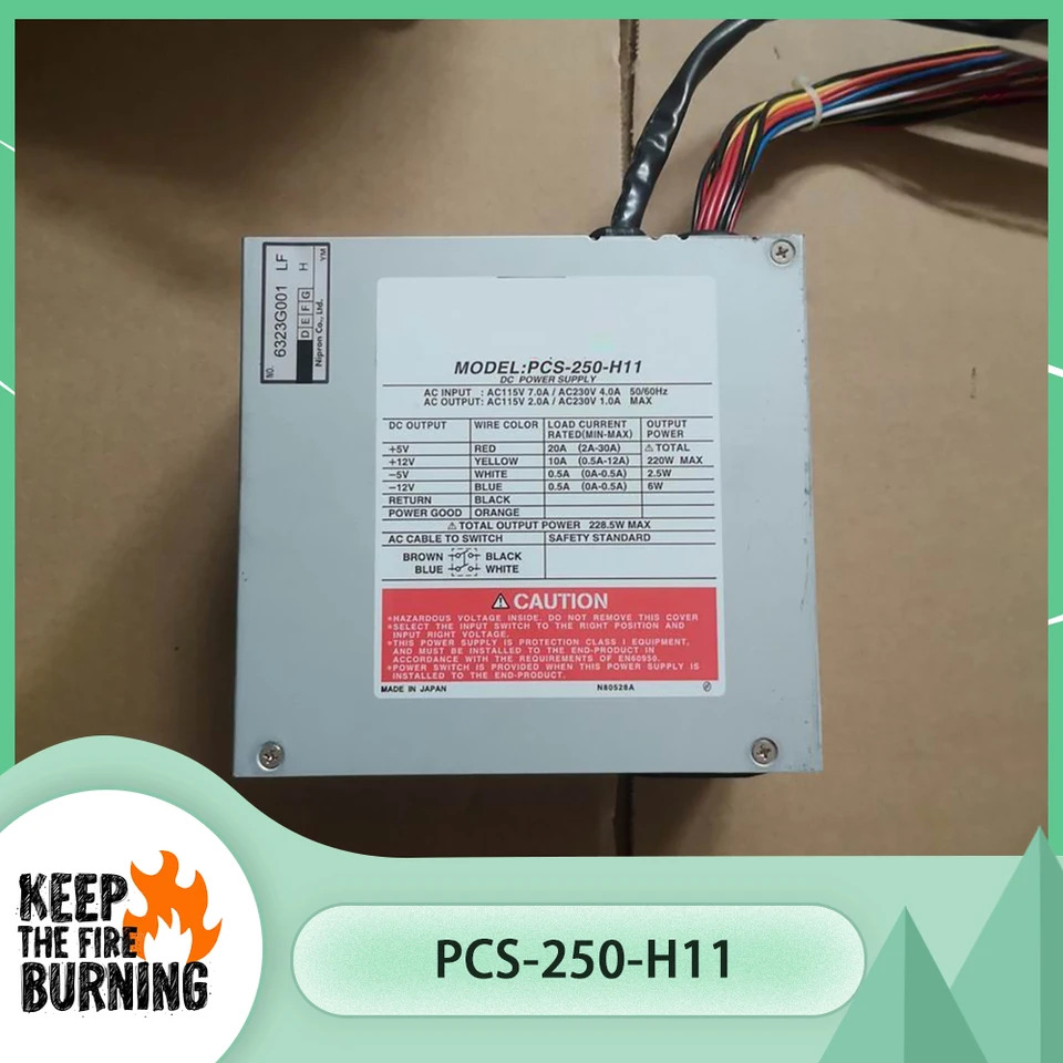 PCS-250-H11 표면 장착 기계 전원공급장치 NIPRON 250W AT