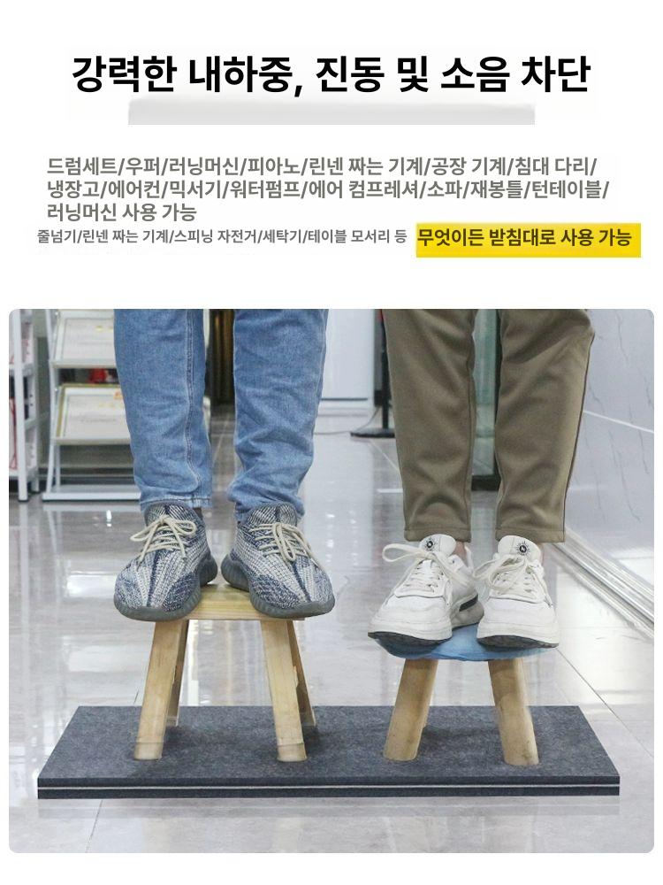흡음 방음매트 패드 차음재 충격방지 방음재 흡수 소음차단 폼 두께 접착식 - 상세 이미지 4