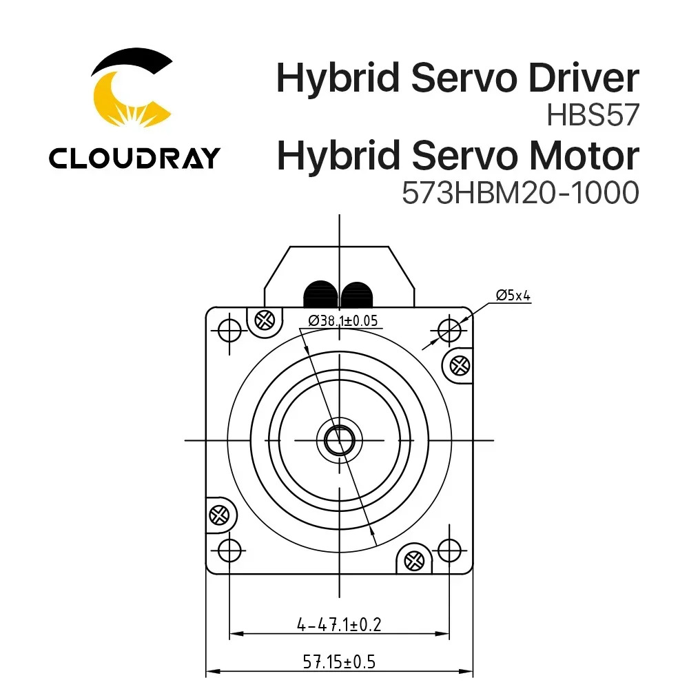 Cloudray DM36 Leadshine 하이브리드 서보모터드라이버 포함