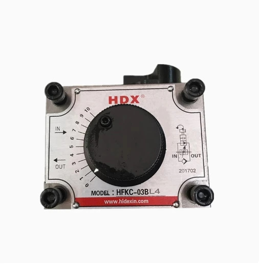 HDX 유압 톱질 기계 속도 제어 밸브 HFKC-03BR4 HFKC-03BL4 HFKC-03AR4 HFKC-03AL4 HFKC-03AR2 HFKC-03AL2 HFKC-03BL2