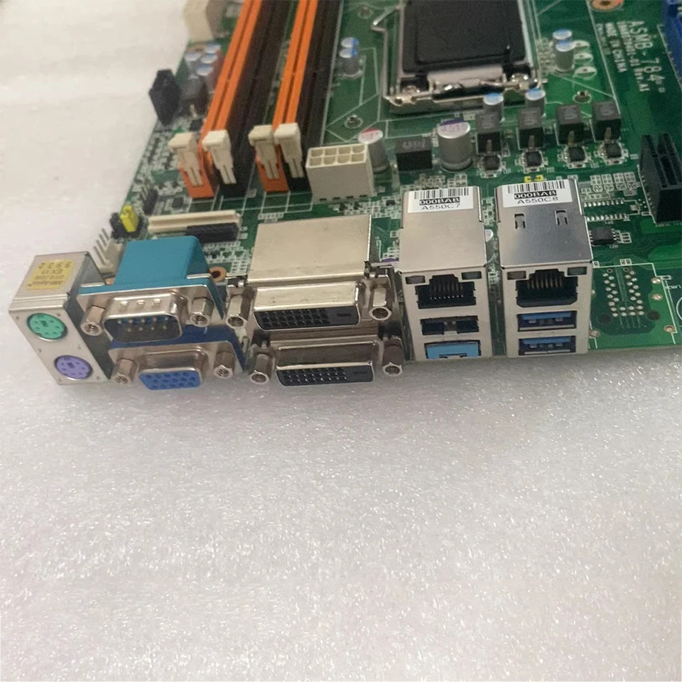 Advantech 듀얼 포트 산업컴퓨터 마더보드 ASMB-784G2 REV.A1