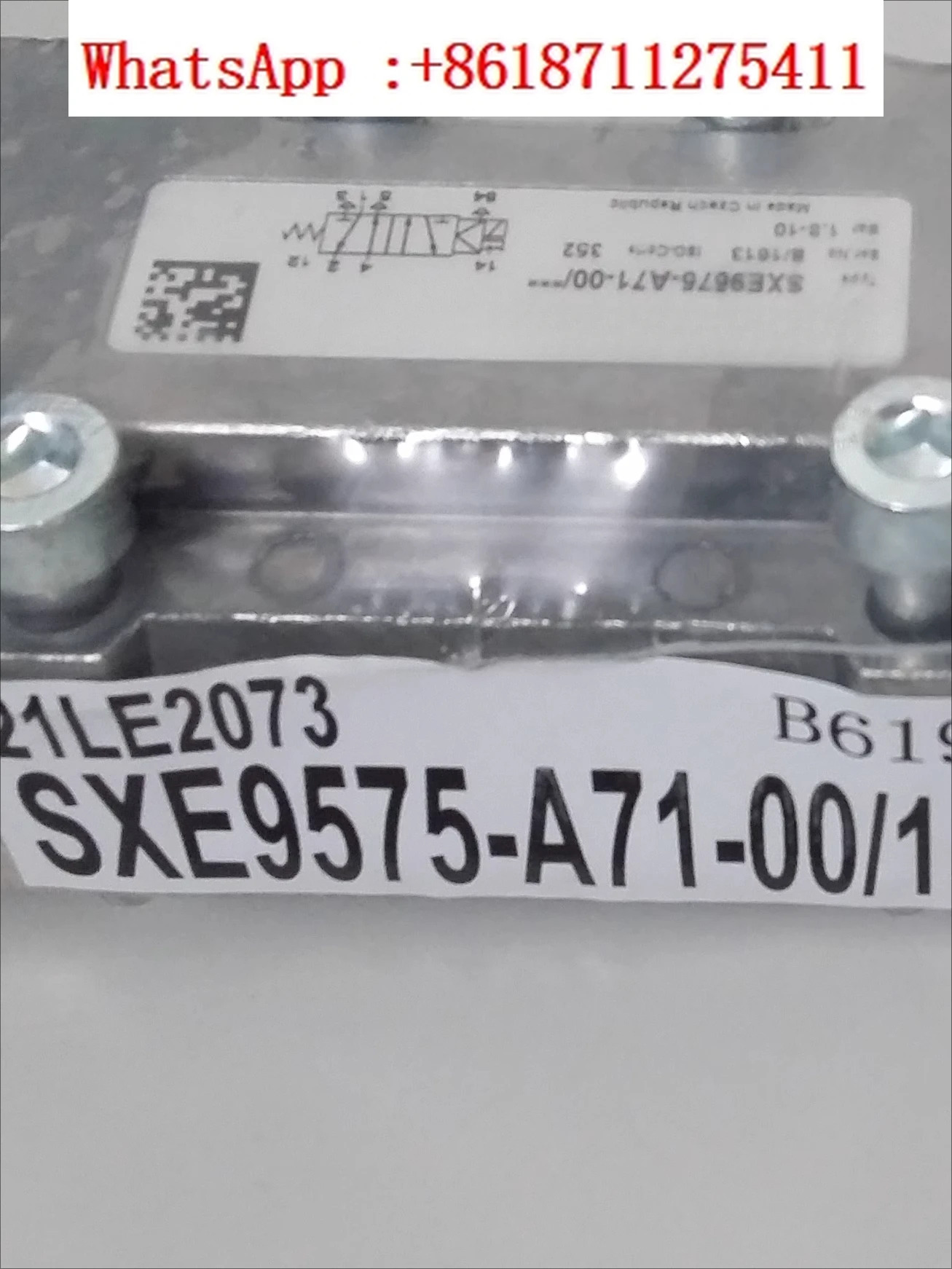 SXE9575-A75-00 포장 솔레노이드 밸브 SXE9575-A70-00 SXE9575-A71-00