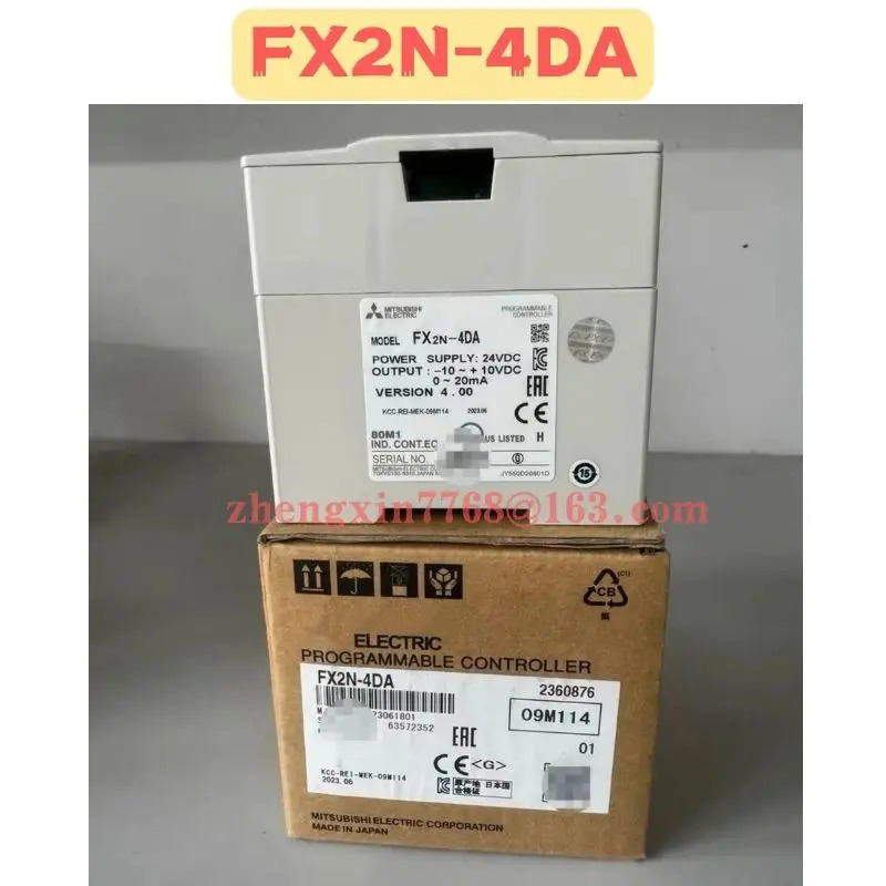 오리지널 FX2N-4DA FX2N 4DA 모듈 신