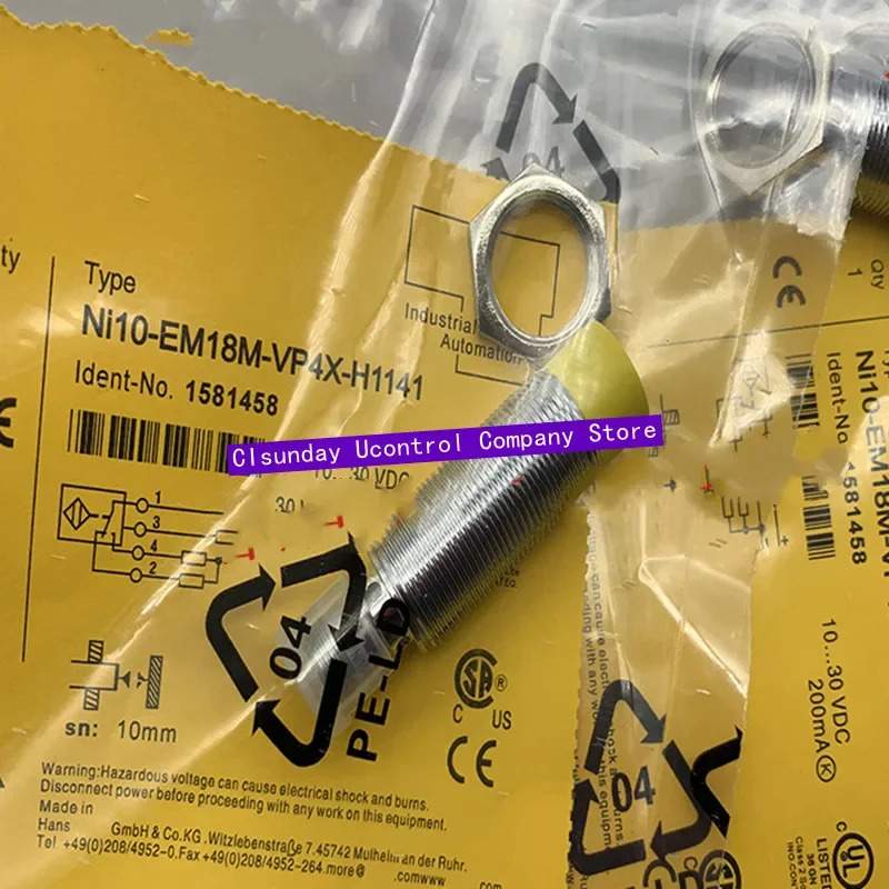 2pcs 스위치 NI10U-EM18MWD-VP6X-H1141 NI10U-EM18MWD-VN6X-H1141