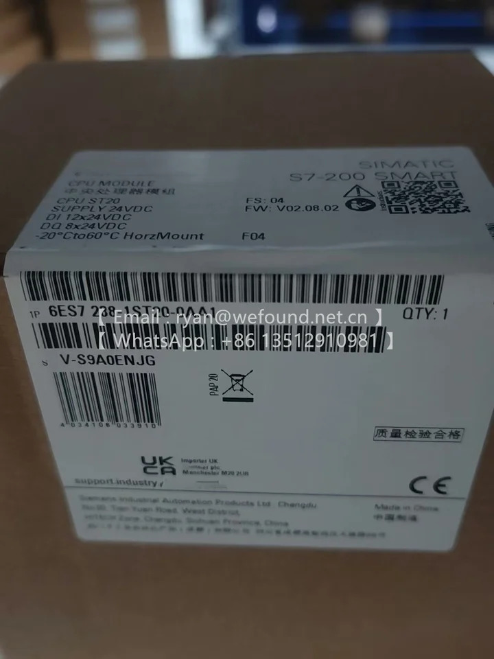 3RM1002-1AA04 3RS1041-1GW50 3RK1301-1AB00-0AA2 6ES7288-1ST20-0AA1 6ES7288-1SR20-0AA1 6ES7288-3AE08-