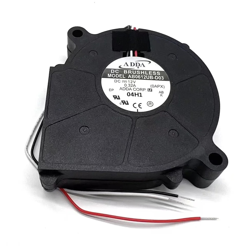 ADDA AB0612UB-D03 3 선 서버 냉각팬 DC 12V 0.32A 60x60x15mm