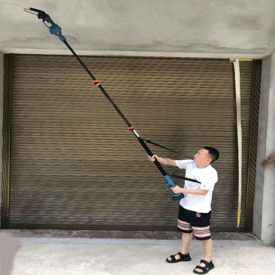충전식 고지가위 장대전지가위 전정 전동가위 연장봉 원예용 장대가위 절단기 - 상세 이미지 3