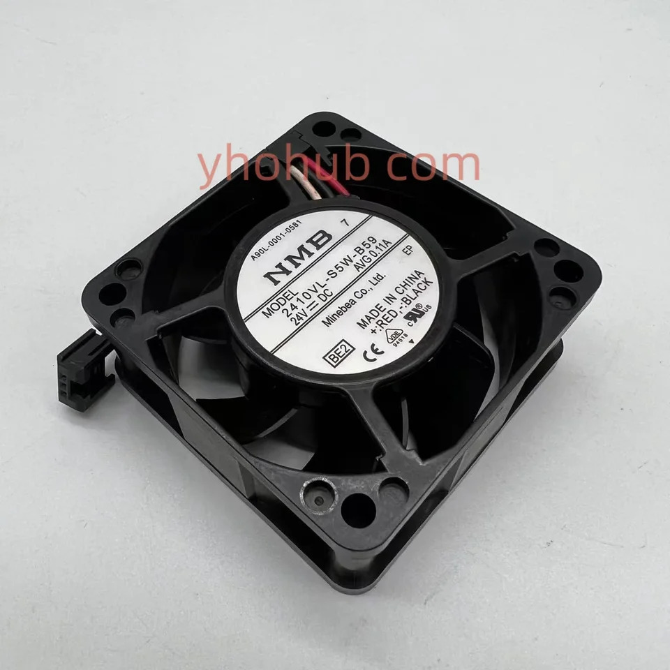 NMB-MAT 3 선 서버 냉각팬 2410VL-S5W-B59 BE2 DC 24V 0.11A