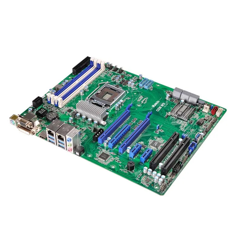 단일 CPU 워크스테이션 마더보드 ASRock호환 C236 WS LGA1151 지지대 E3-1200 v5/v6 슬롯 DDR4