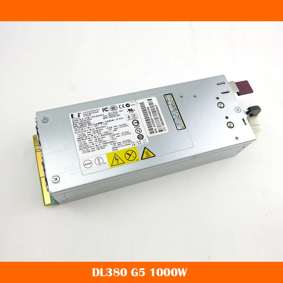 서버 전원공급장치 hp호환 DL380 G5 DPS-800GB A 379123-001 399771-001 403781-001 380622-001 1000W
