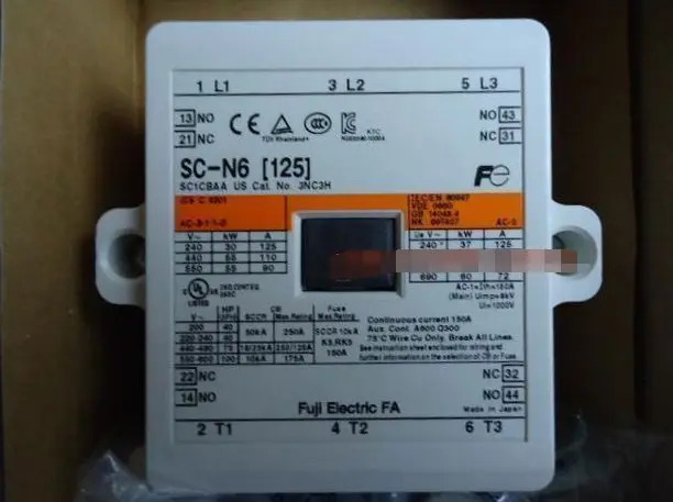 FUJI SC-N6 125 110 VAC AC 접촉기 SCN6 신속