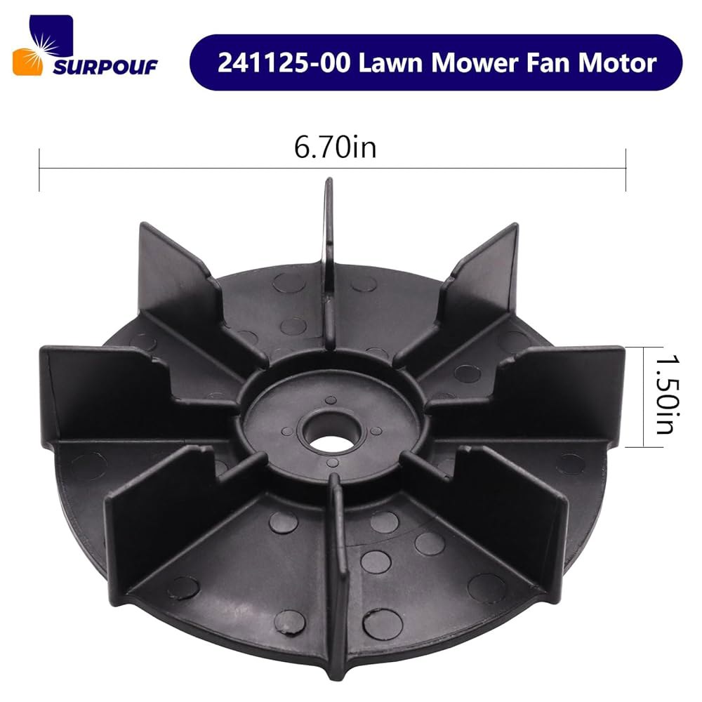 SURPOUF 241125-00 241381-00 잔디깎이 교체 팬 & Decker 적합 Black 키트 LM175에 COMBO00238 M200 3924 - 상세 이미지 2