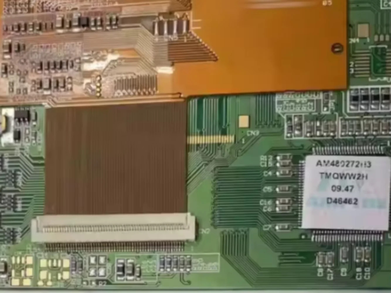 오리지널 4.3인치 AM 480272 H3TMQWW2H LCD 디스플레이 화면
