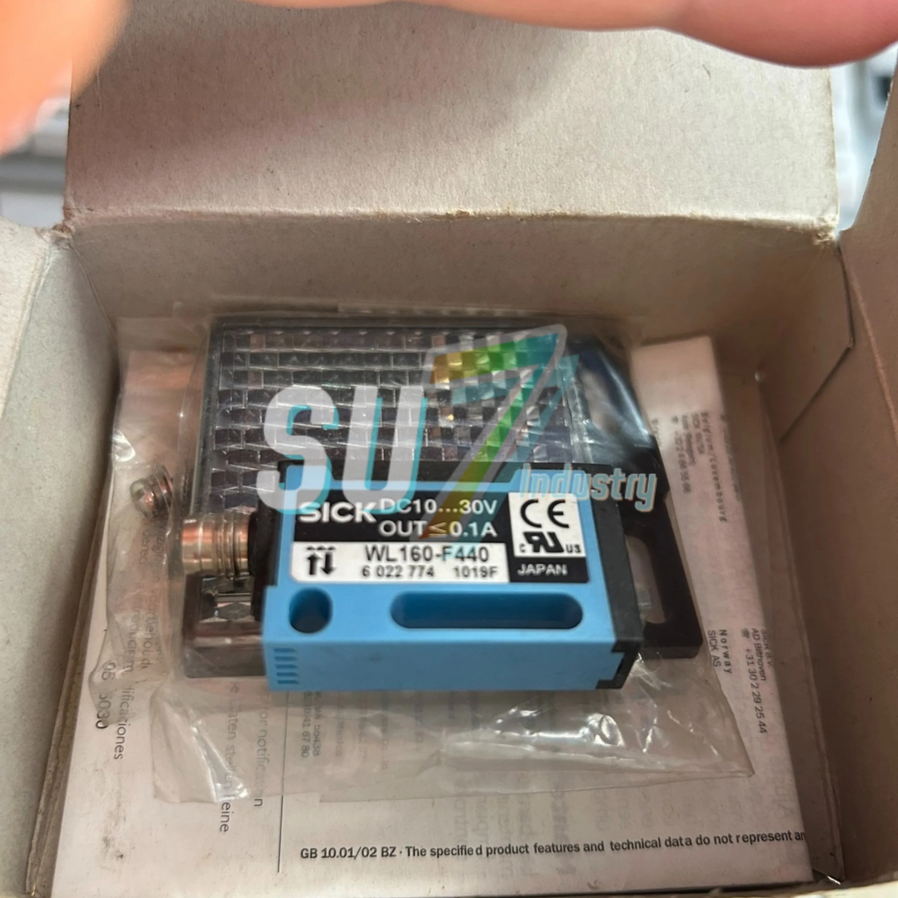 WL160-F440 PLC 편광 광전 반사 센서 스위치 내 새