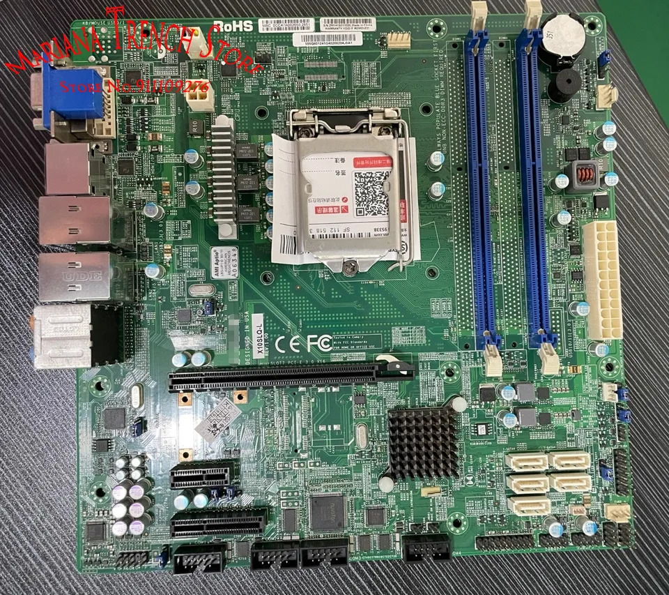 Supermicro 임베디드 데스크탑 마더보드X10SLQ-L LGA1150 4 세대 코어 i7 i5 i3 16GB DDR3 비 ECC