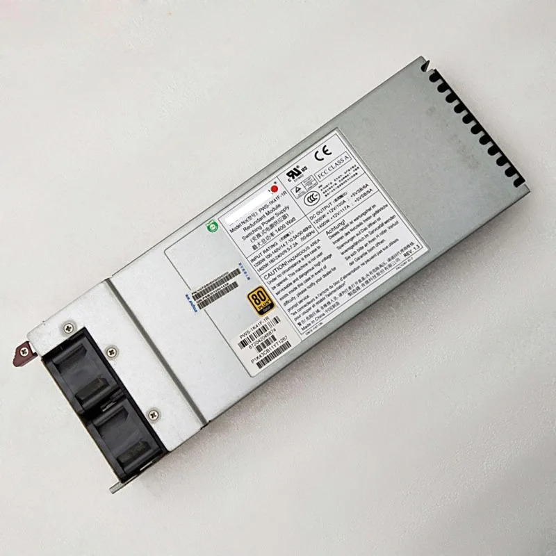 PWS-1K41F-1R 1400W 1U Redundant 80 플러스 금 전원공급장치 PSU