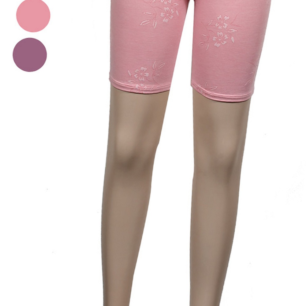 라이즈올 플라워 5부 내의하의 여성내복바지 여자내복바지 여자내의 - 상품 이미지