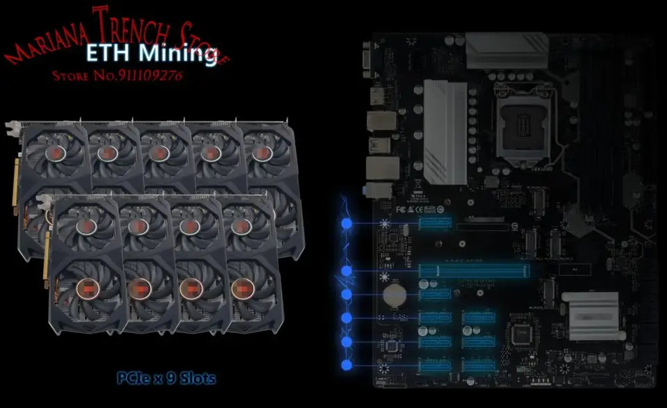 바이오마더보드TZ590-BTC DUO 소켓 1200세대 11 세대 코어 프로세서 DDR4 PCIe 3.0 USB 3.2 M.2 SATA3 6 Gb/s
