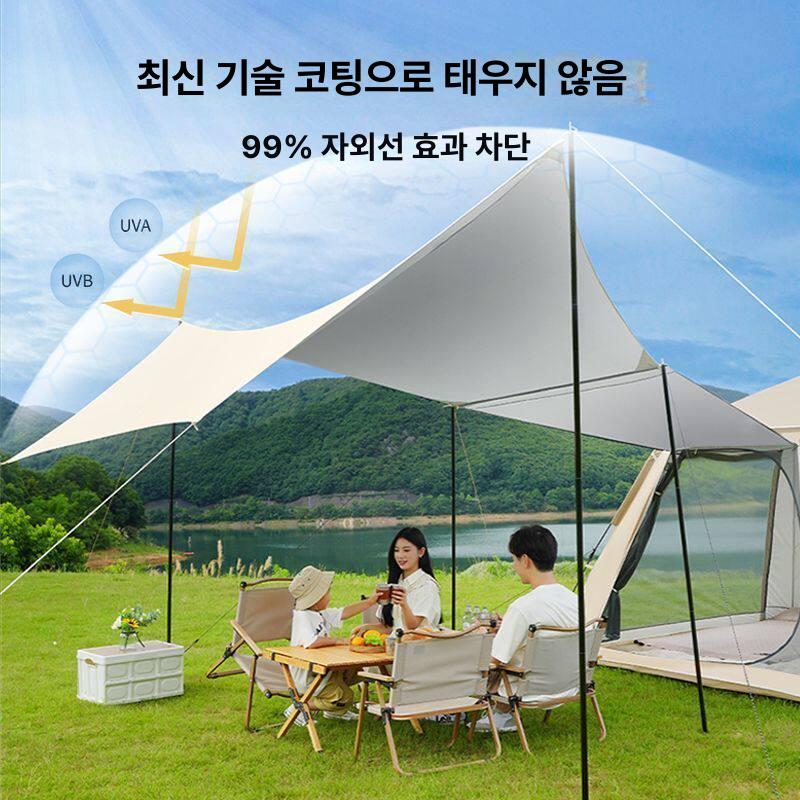 자동 방수 휴대용 야외 2in1 대형 1단 텐트 캐노피 2 - in - 1 - 상세 이미지 5