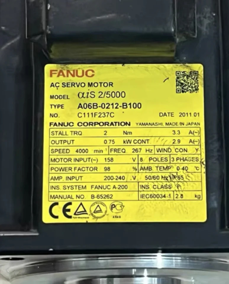 A06B-0212-B100 리퍼 완료 Fanuc 서보모터 CNC 컨트롤러 시스템저렴함