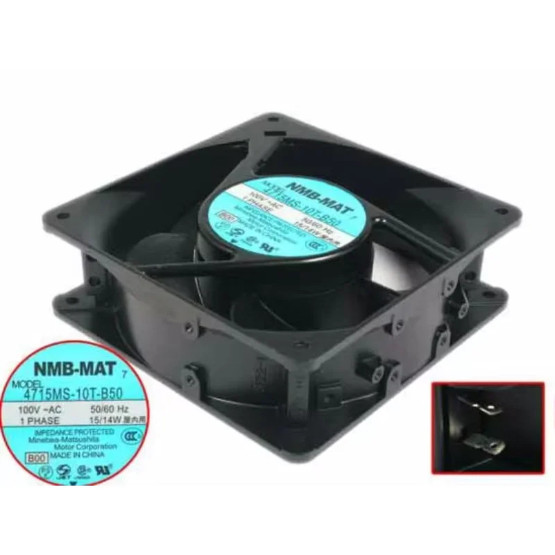 NMB-MAT 서버 냉각팬 4715MS-10T-B50 B00 AC 100V 15W mm