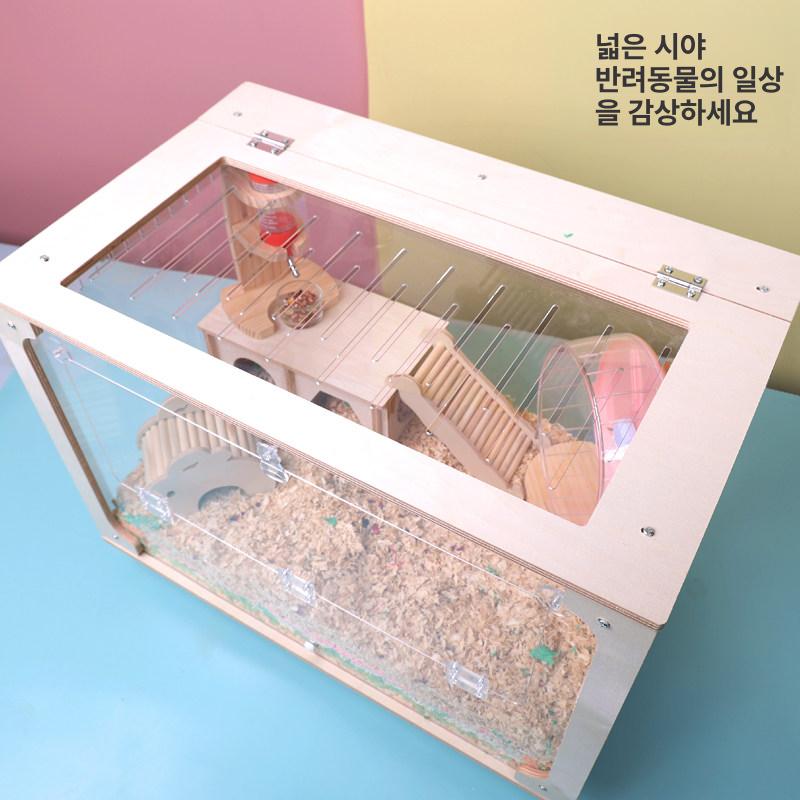 투명 아크릴사육장 관찰 애완 케이스 대형아크릴 은신처 둥지 아크릴케이지 용기 - 상세 이미지 5