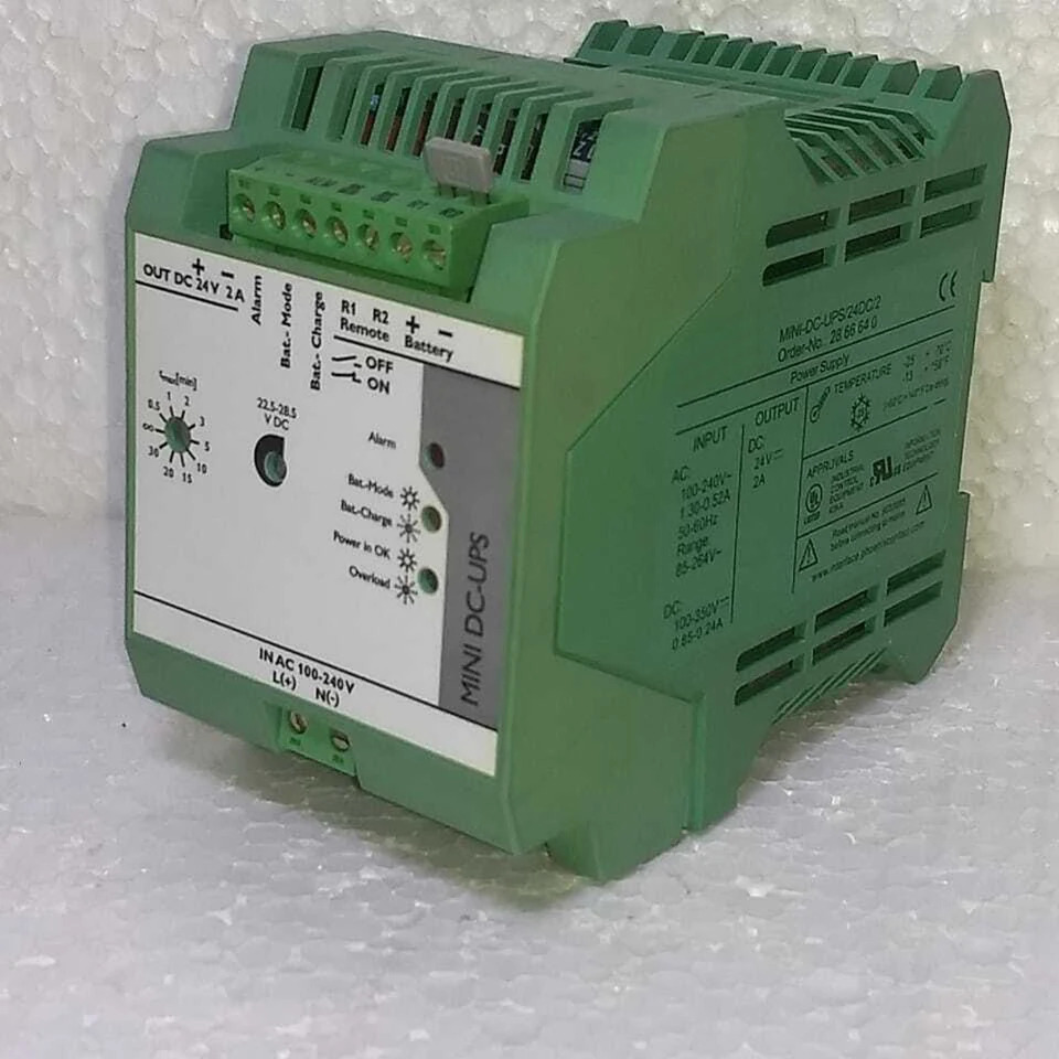 피닉스 무정전 전원공급장치미니 DC-UPS 미세 2866640 MINI-DC-UPS 24DC 2