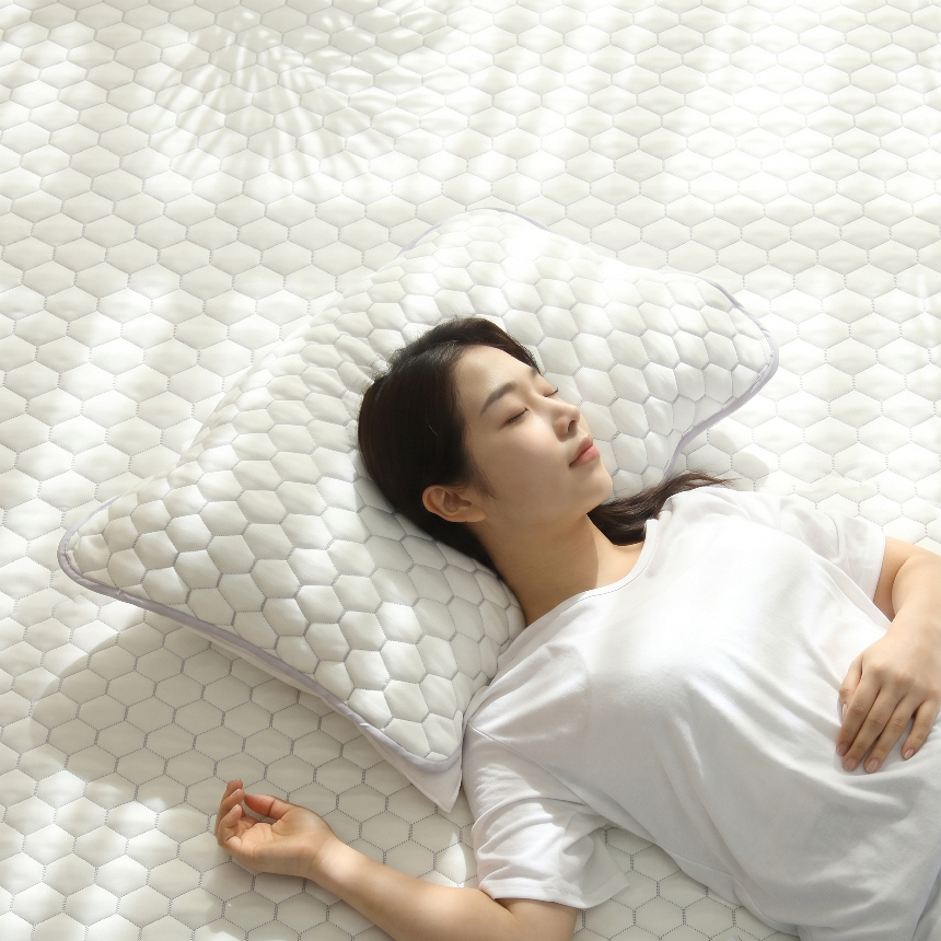 항균 듀라론 냉감 베개커버 1+1 5070 쿨링 냉감패드 누빔 베겟잎 베개피 롱베게 여름 - 상세 이미지 3