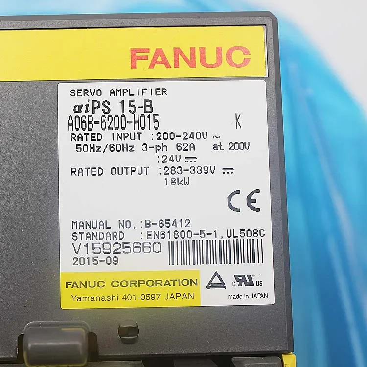 FANUC 서보 드라이브 A06B-6200-H011 A06B-6200-H026 A06B-6200-H015 A06B-6200-H030