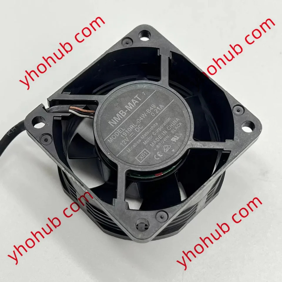 NMB-MAT 3 선 서버 냉각팬 1910RL-04W-B49 X01 DC 12V 0.21A 47x47x25mm