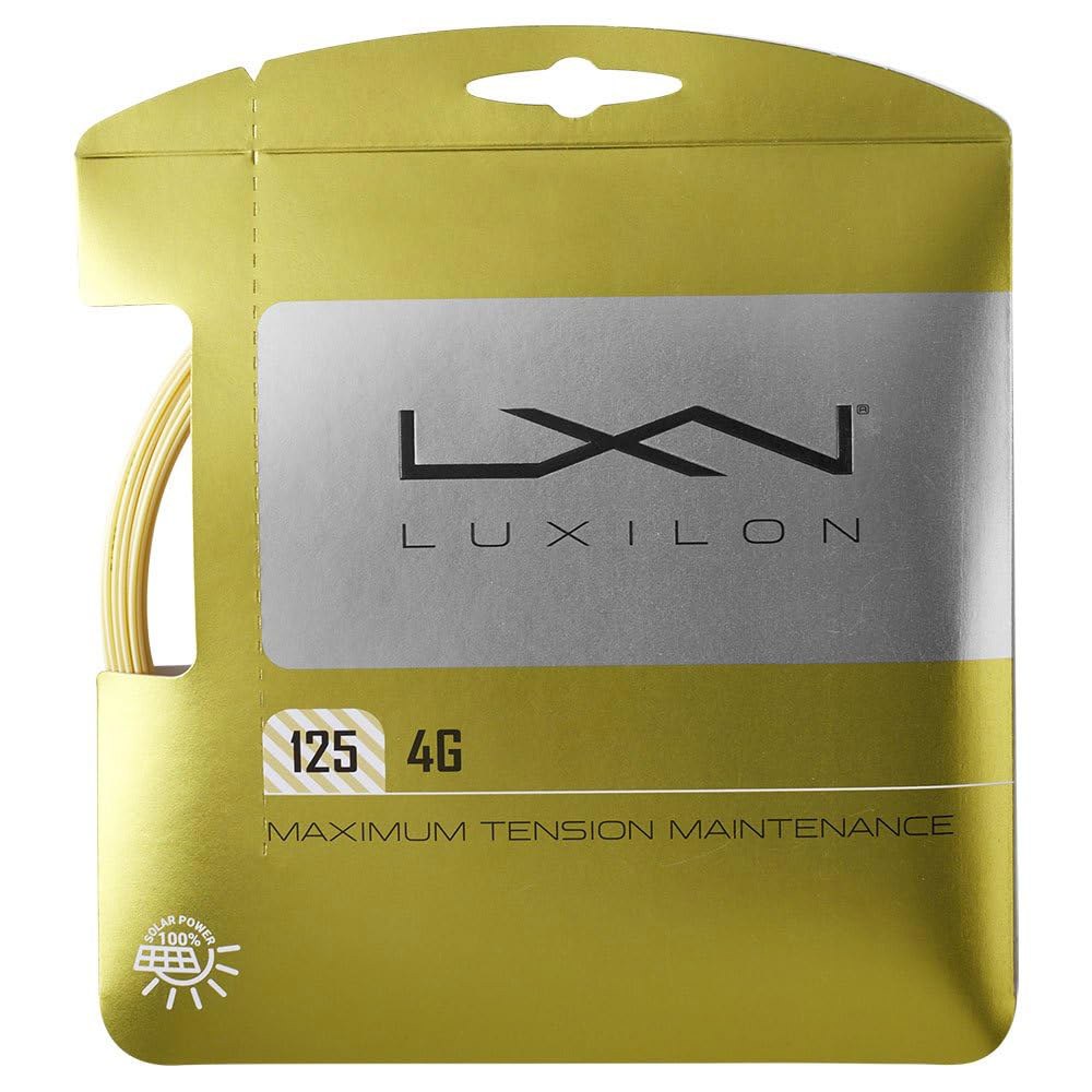 Luxilon 4G 125 테니스 스트링 - 세트, 골드 - 상품 이미지
