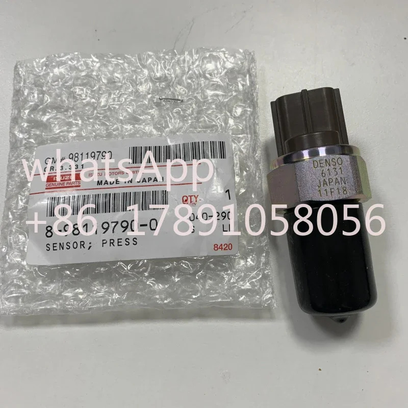 일본 커먼레일 압력센서 이스즈 4HK1 6HK1 엔진8-98119790-0 8981197900 8981387360 499000-6131