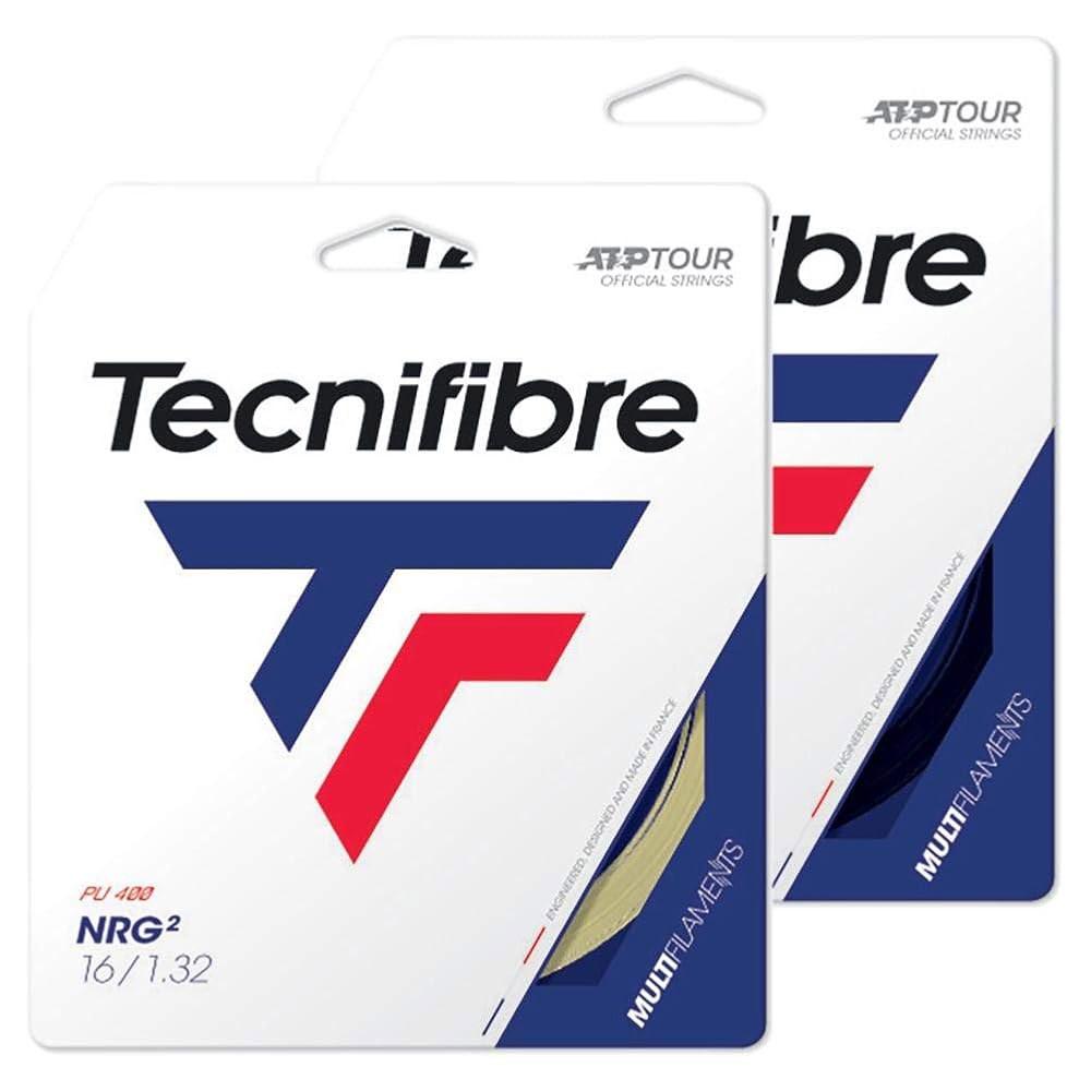 Tecnifibre NRG2 (17-1.24mm) 테니스 스트링 세트 (블랙) - 상품 이미지