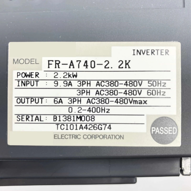 새 FR-A740-2.2K 인버터