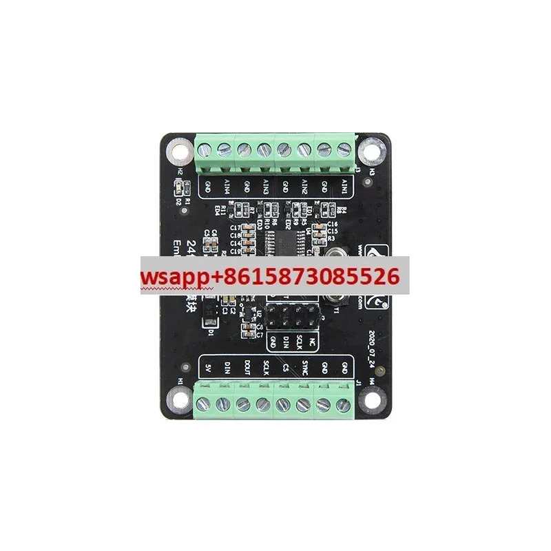 AD7192 고정밀 ADC 데이터 수집 카드 아날로그-디지털 변환 모듈 10mA 3.3V 24 비트
