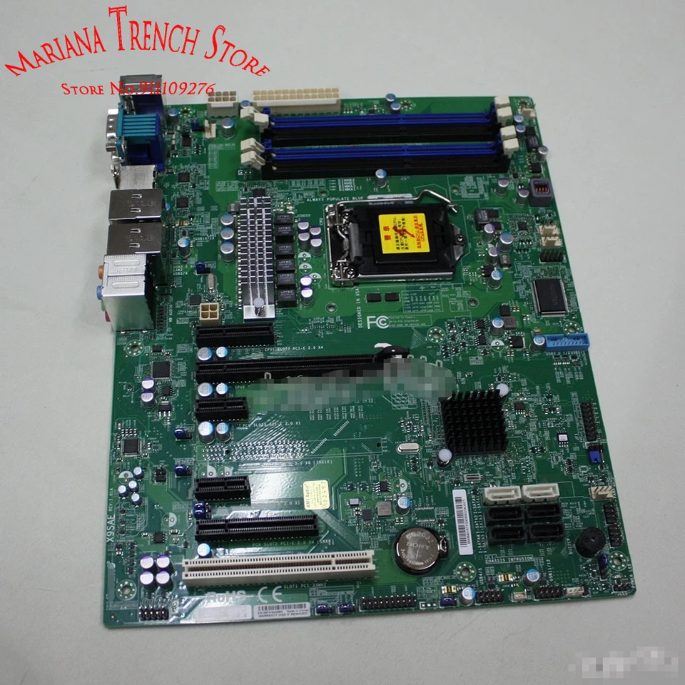 슈퍼마이크로 마더보드x9sae 프로세서 LGA1155 제온 E3-1200 v2 시리즈 코어 i7 i5 i3 비 ECC UDIMM 전DDR3