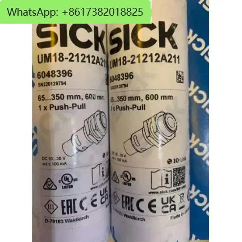 UM18-21212A211 초음파 센서 원본 감지 거리 600mm 스위치