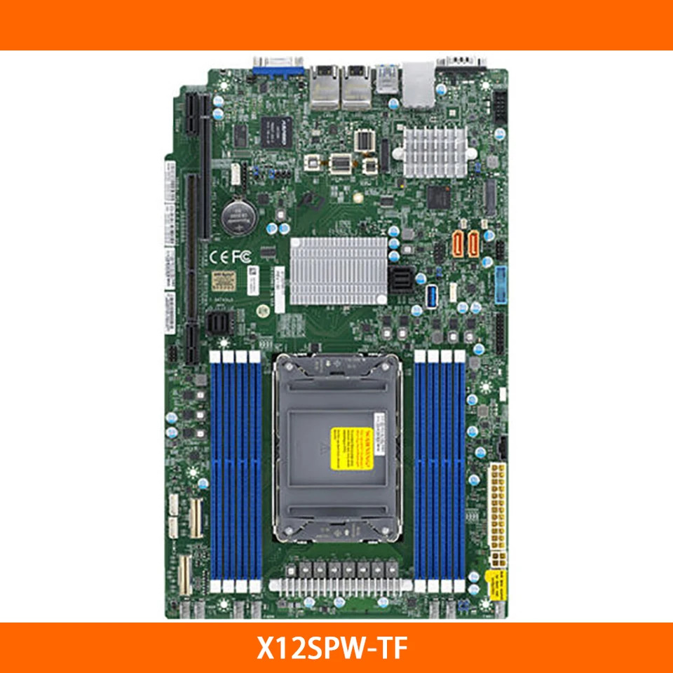 Supermicro LGA-4189 서버 마더보드 X12SPW-TF 2TB 3DS DDR4-3200MHz C621A 10XSATA 3