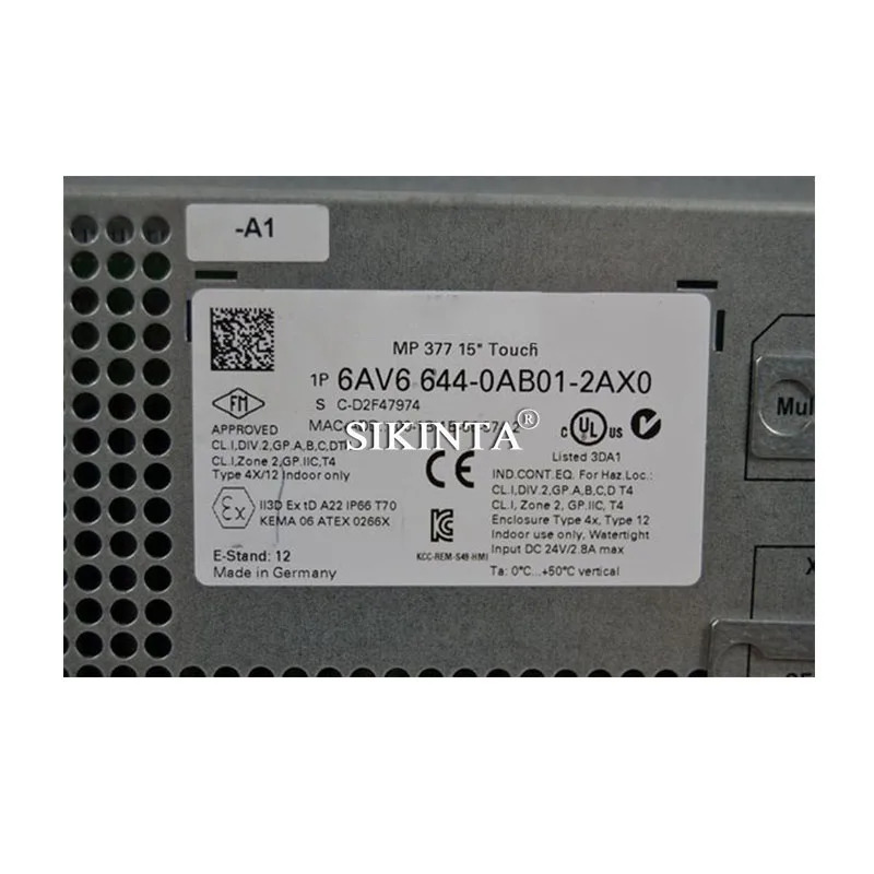 MP277 터치 패널 66644-0AB01-2AX0 스크린 완전히 리퍼
