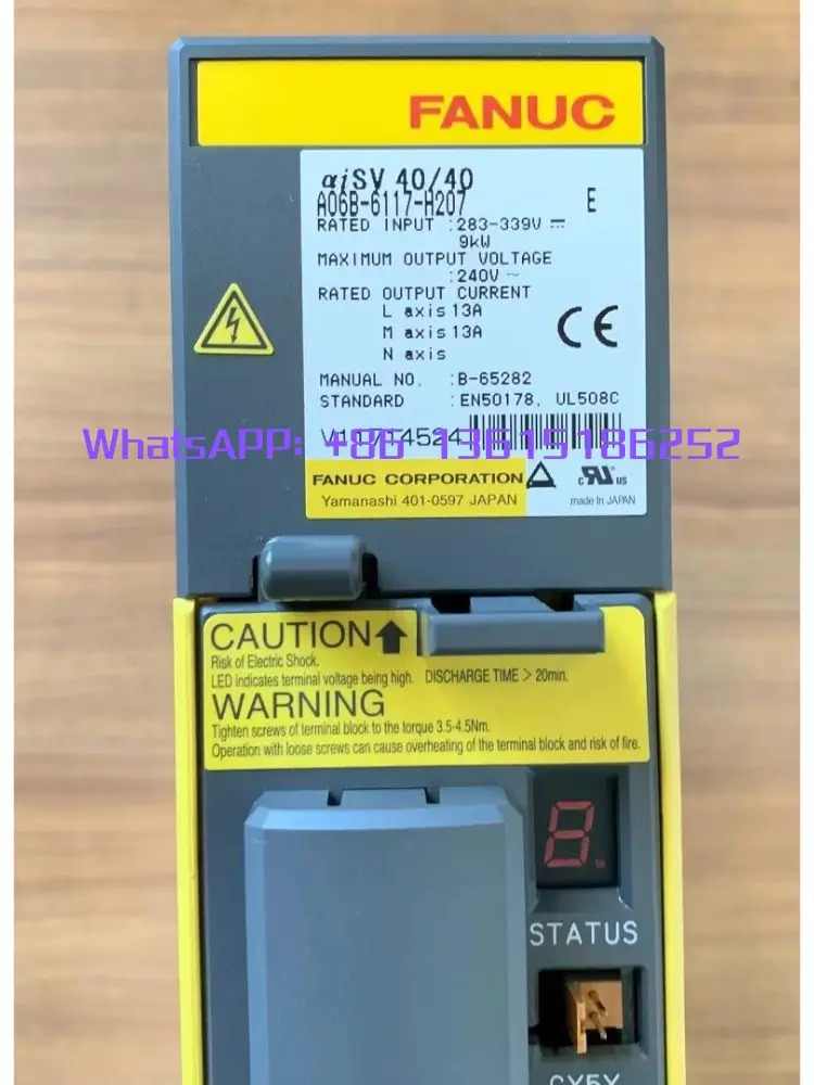 A06B-6117-H207 리퍼 드라이브 실행 기능 OK