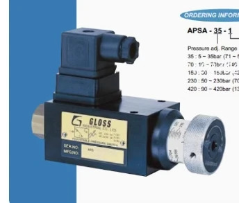 글로스 압력 릴레이 APSA-230-1 APSA-150-1 APSA-70-1 APSA-35-1