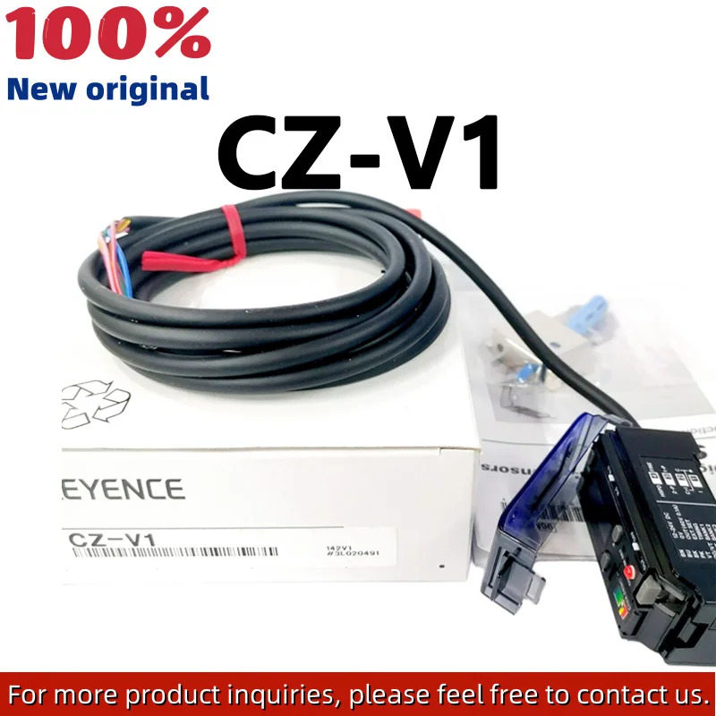 KEYENCE 오리지널 CZ-V1 컬러 스케일 센서 NPN 디지털 파이버 증폭기 레이저 더 상담 환영