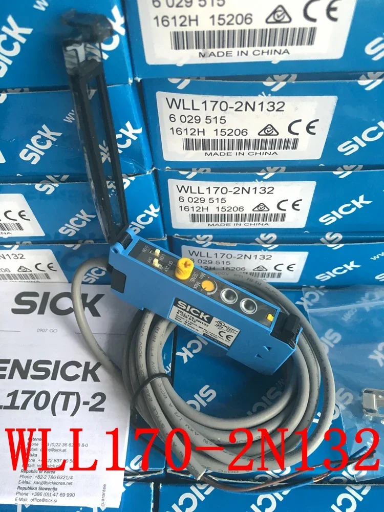 WLL170-2N132 WLL170-2P132 GLL170-P332 GLL170-N332 오리지널 파이버 센서