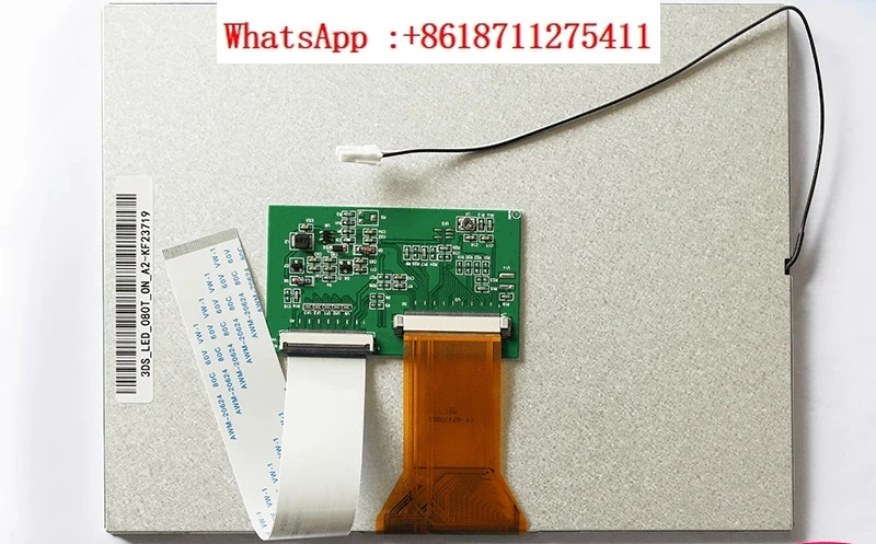 3DSLED-080T 8인치 LCD 화면 컴퓨터 모니터새 소형 보드 포함