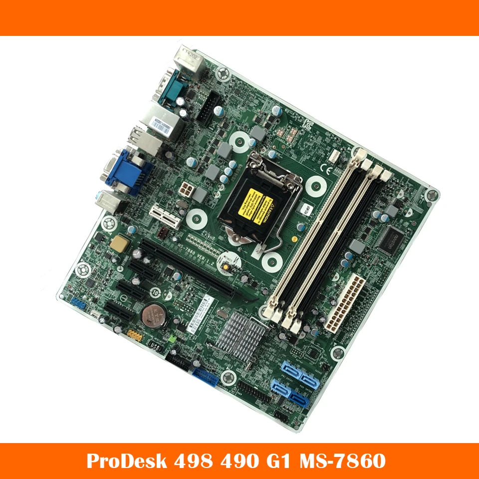 hp호환 ProDesk데스크탑 마더보드 498 490 G1 MS-7860 718412-001 718412-501 718412-601 718772-001 시스템 메인보드