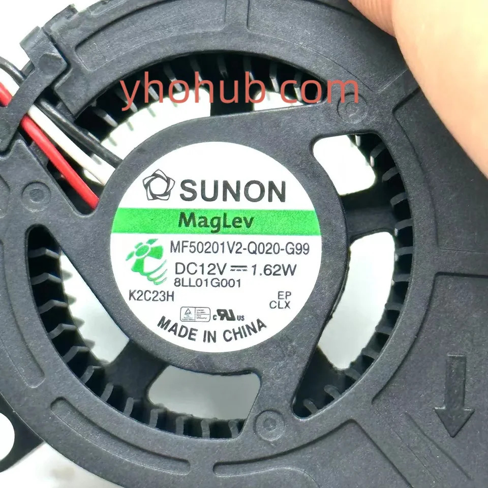 SUNON MF50201V2-Q020-G99 서버 냉각팬 DC 12V 1.62W 50x50x20mm 3 선