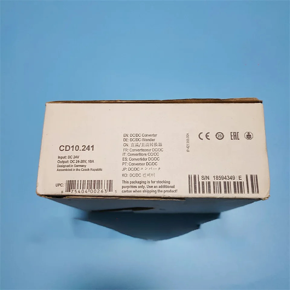 오리지널 PULS 절연 DC 컨버터 전원공급장치 CD10.241